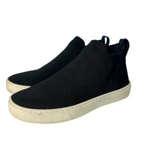 Rothy's Chelsea Boot Ankle Booties Stretch Knit Washable Shoes Black 6